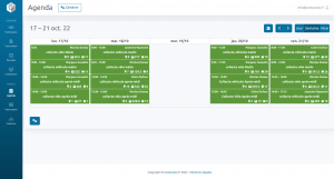 L'agenda avec visualisation des collectes
